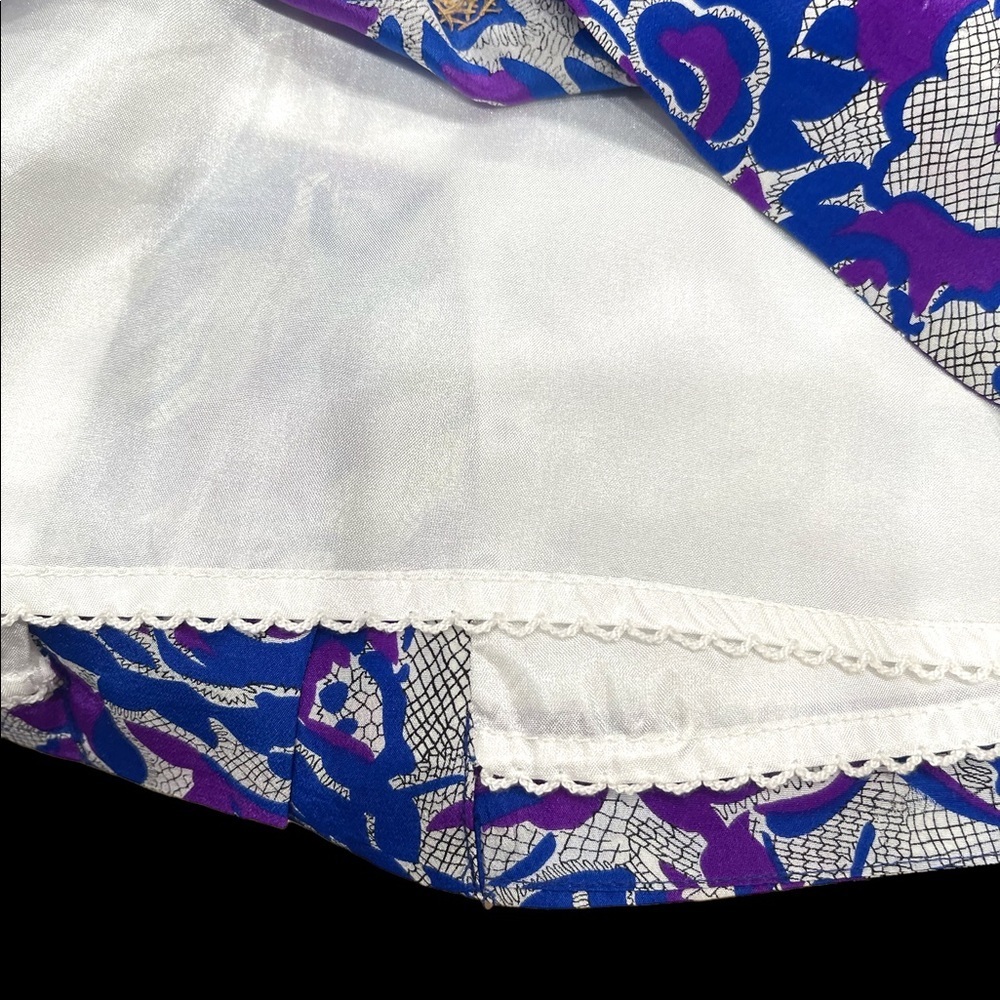NWT Anthropologie Fei Scattered Sequins Floral Silk Skirt. Size 4 - Picture 7 of 9